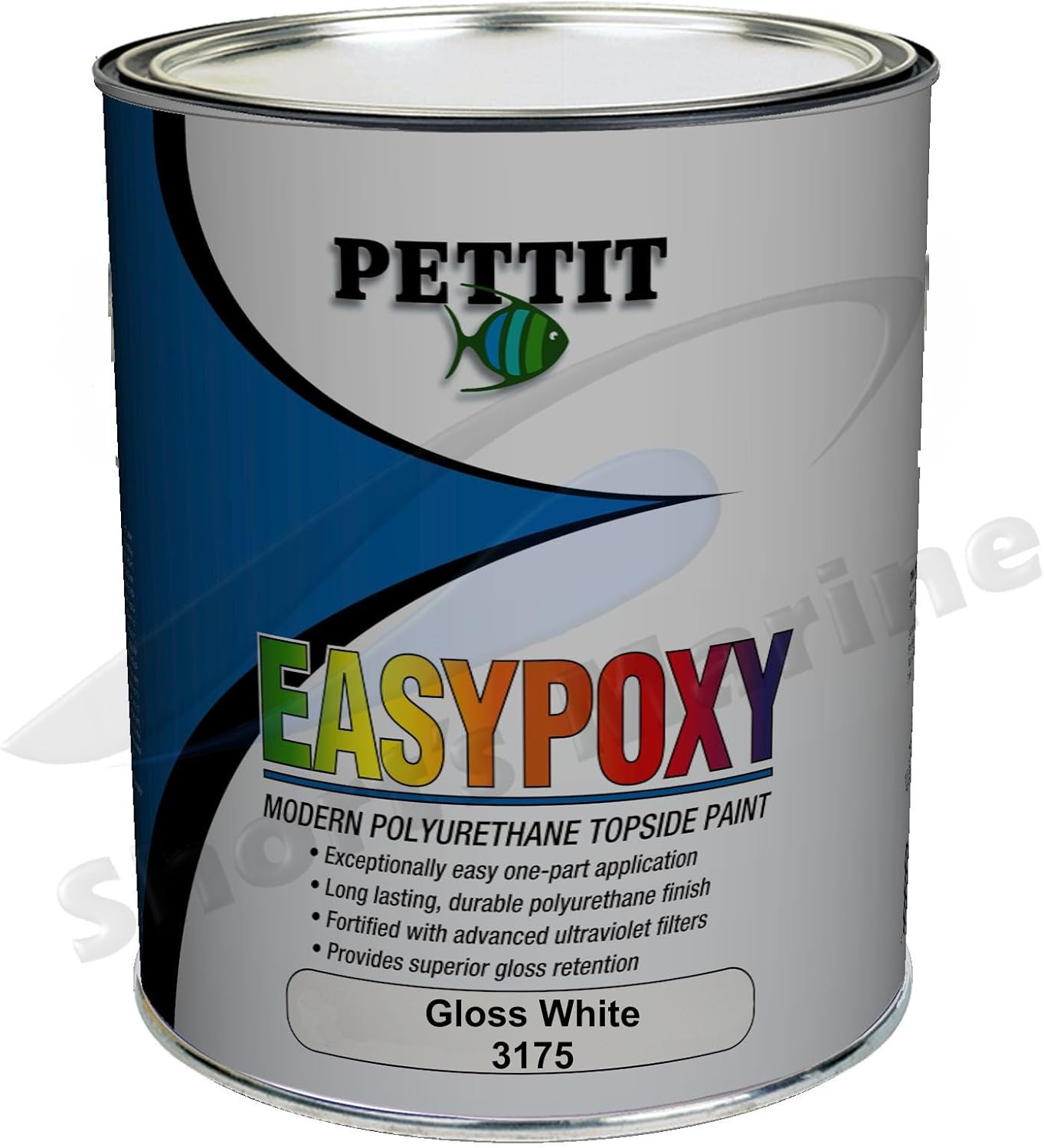 Pettit EZ-Poxy Marine Paint Gloss White Quart – UV Resistant Enamel for Decks