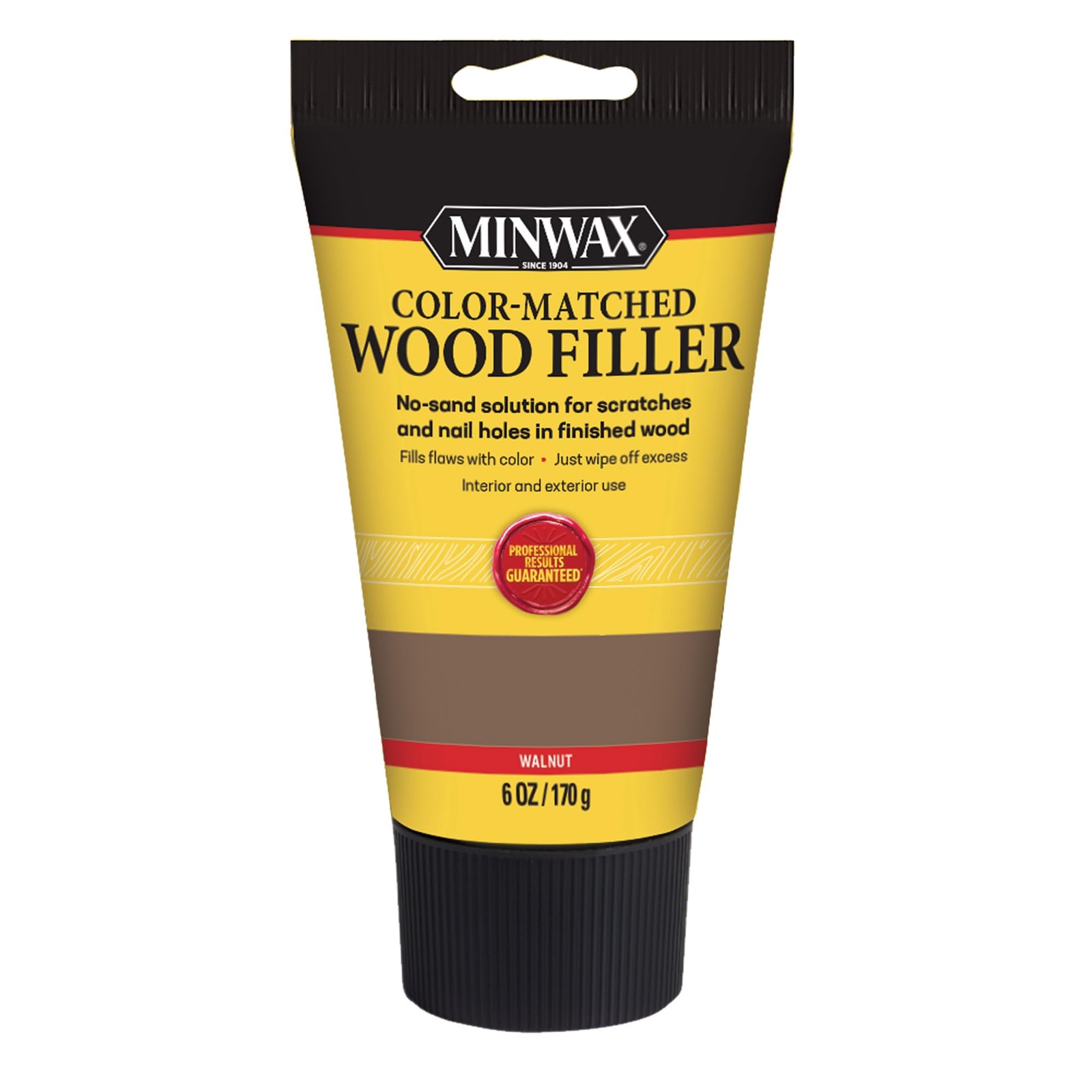Minwax Color-Matched Wood Filler, Walnut, 6 oz 6 oz., Walnut