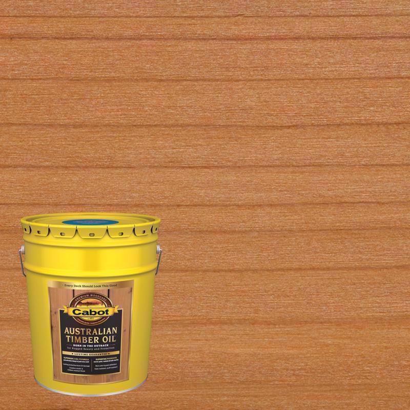 Cabot Australian Timber Oil Low VOC Honey Teak 5 gal Transparent