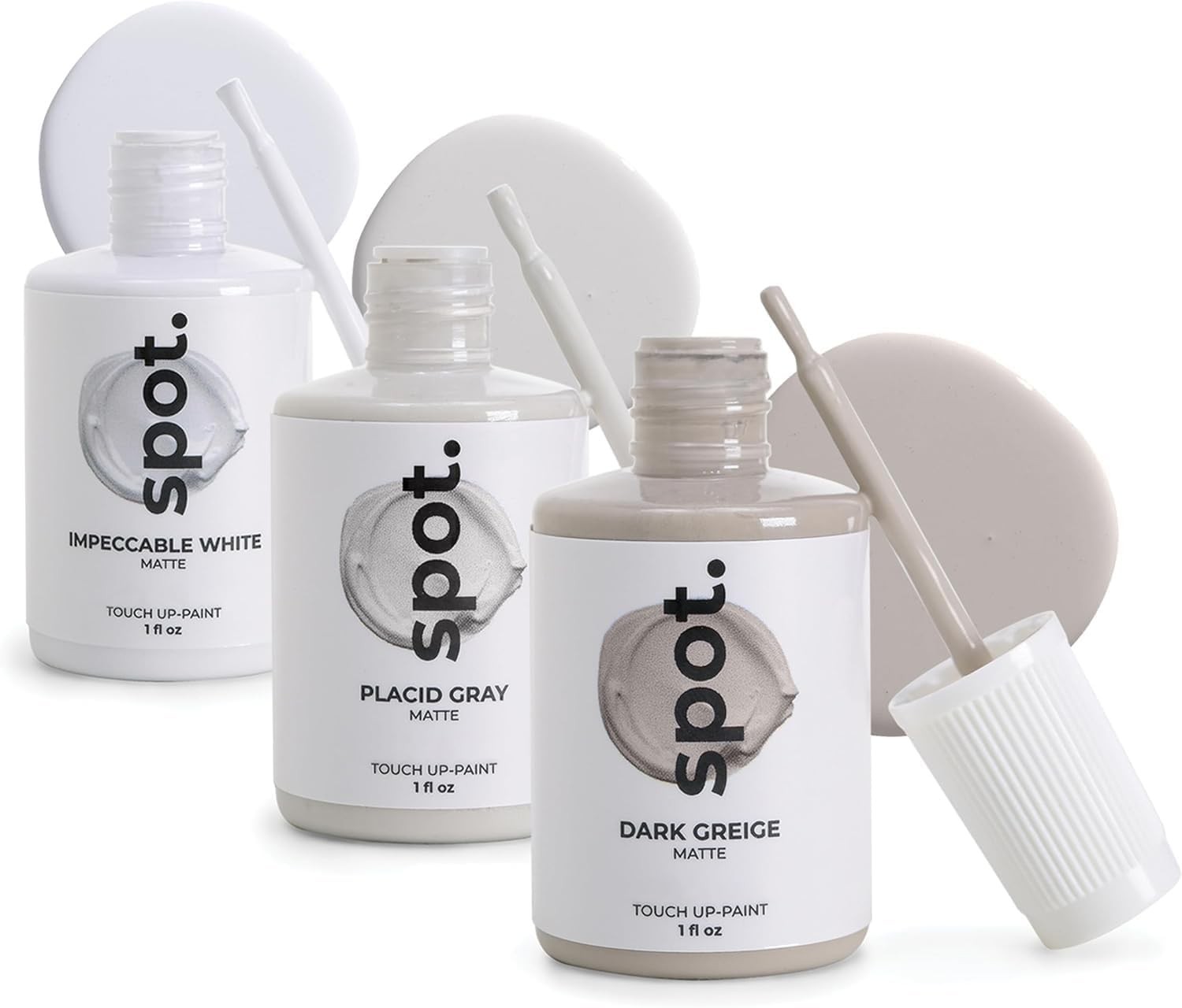 Touch-up Paint | Quick-drying, low-odour, eco-friendly formula | Three-piece set