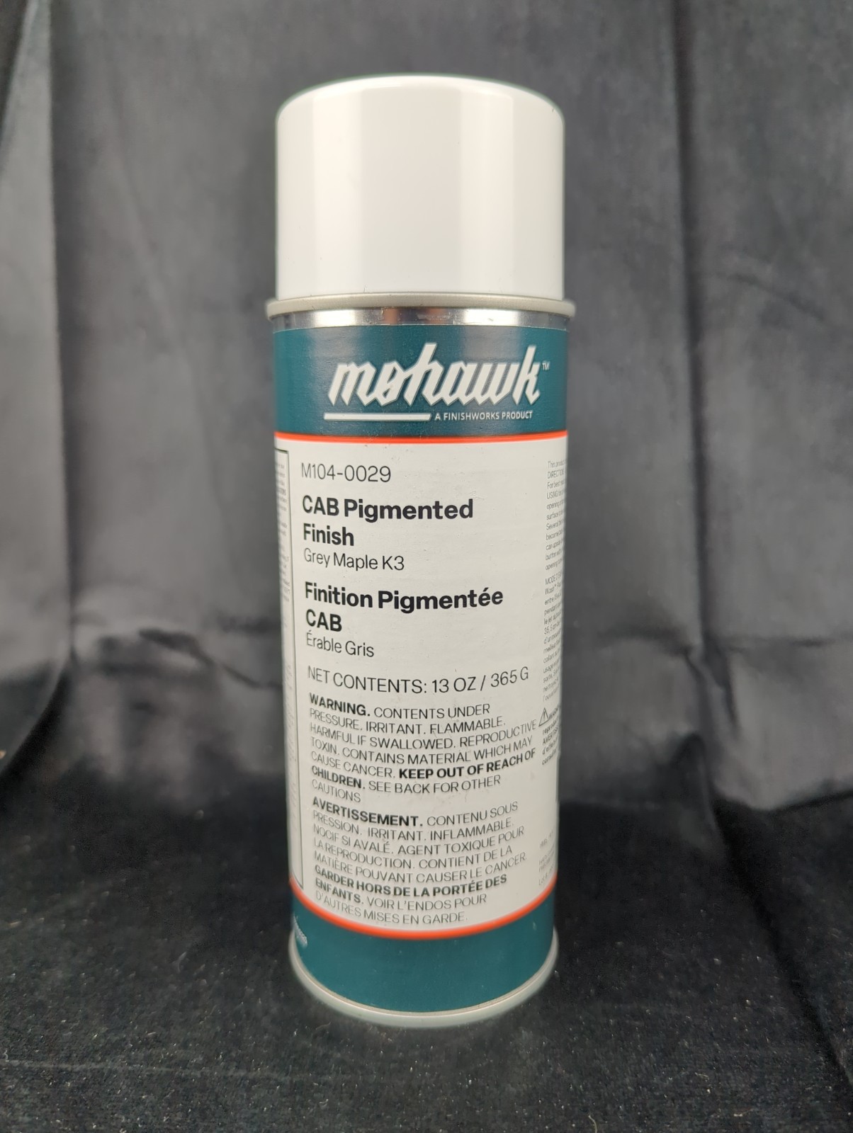 Mohawk M104-0029 Cab Pigmented Finish Grey Maple 13 ounces