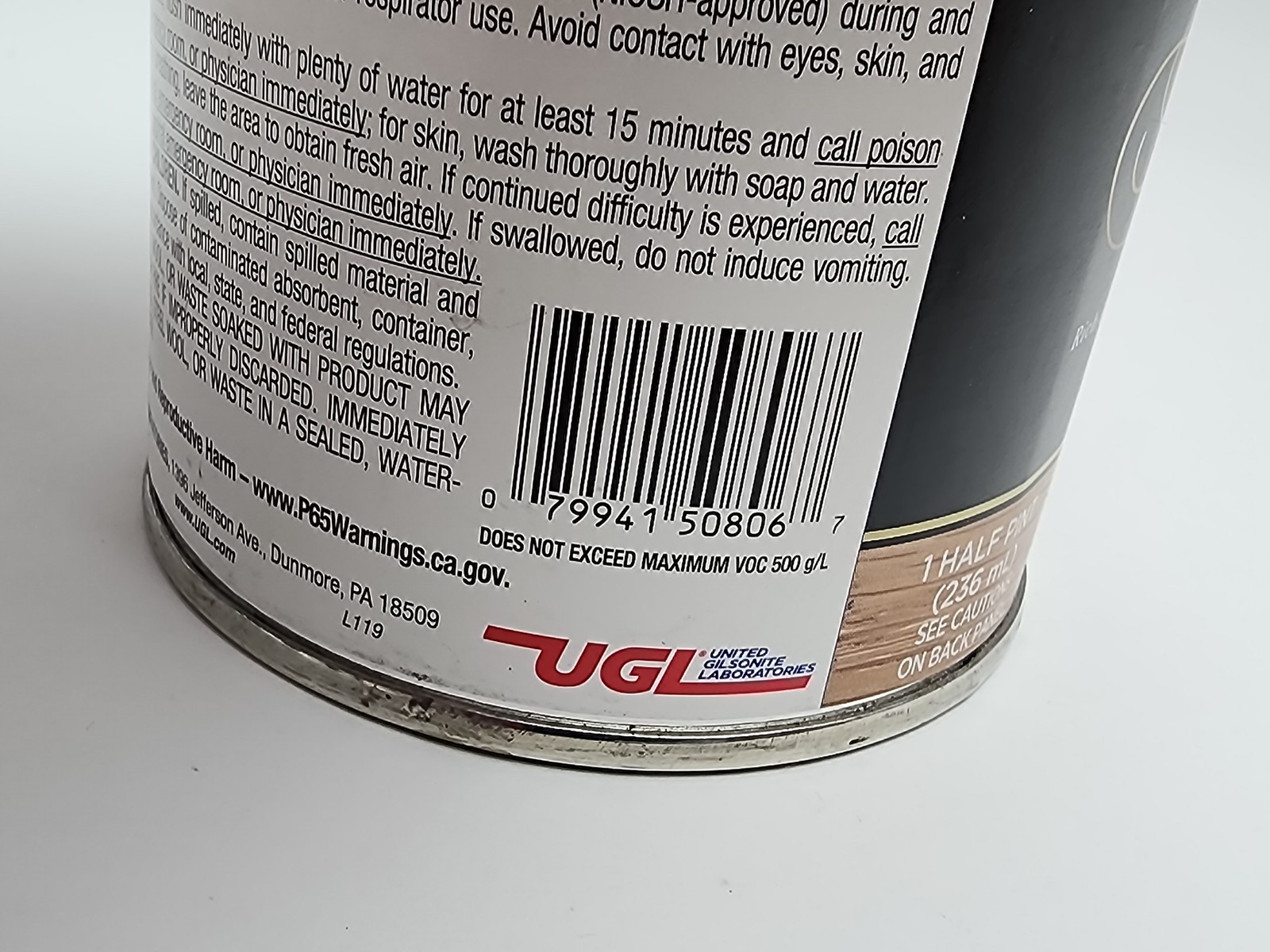 ZAR Interior Oil Base Multi-Surface Wood Stain, Champagne 508, 1/2 Pint (236 mL)