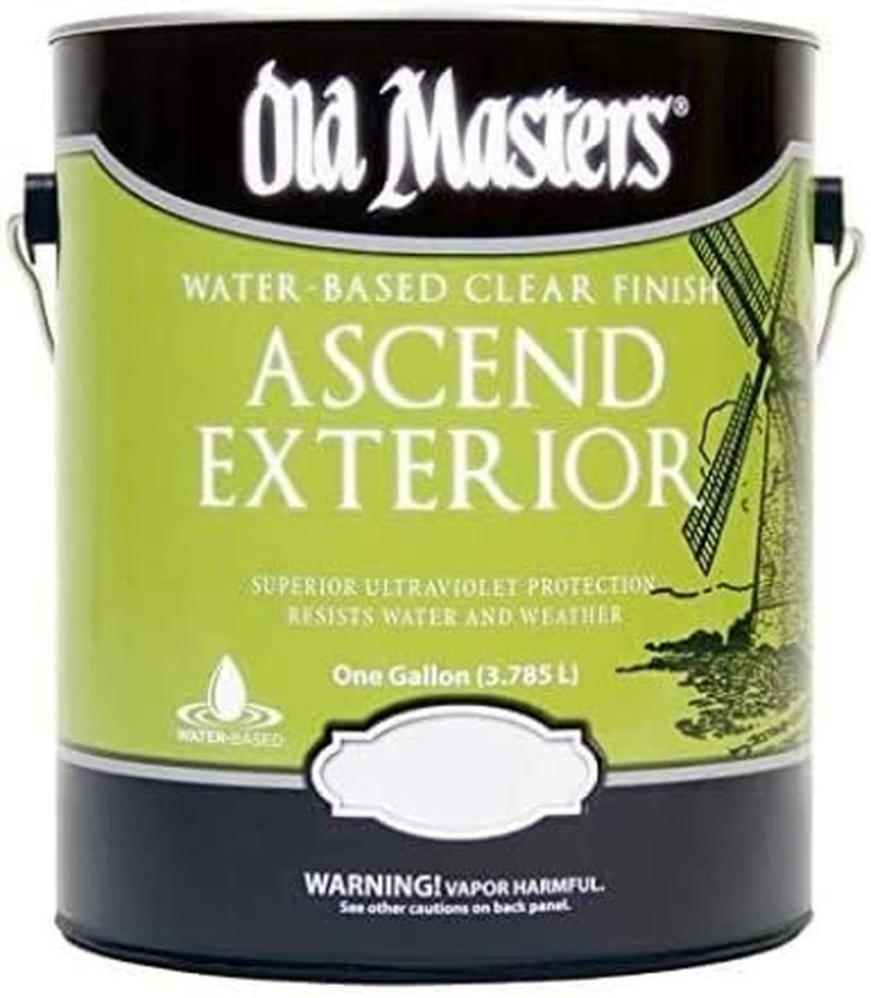 1 Gal Clear Satin Exterior Finish for Long-Lasting Protection