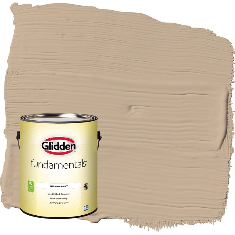 Low VOC Washable Interior Paint Multi-Surface Use Soft Beige Eggshell Finish