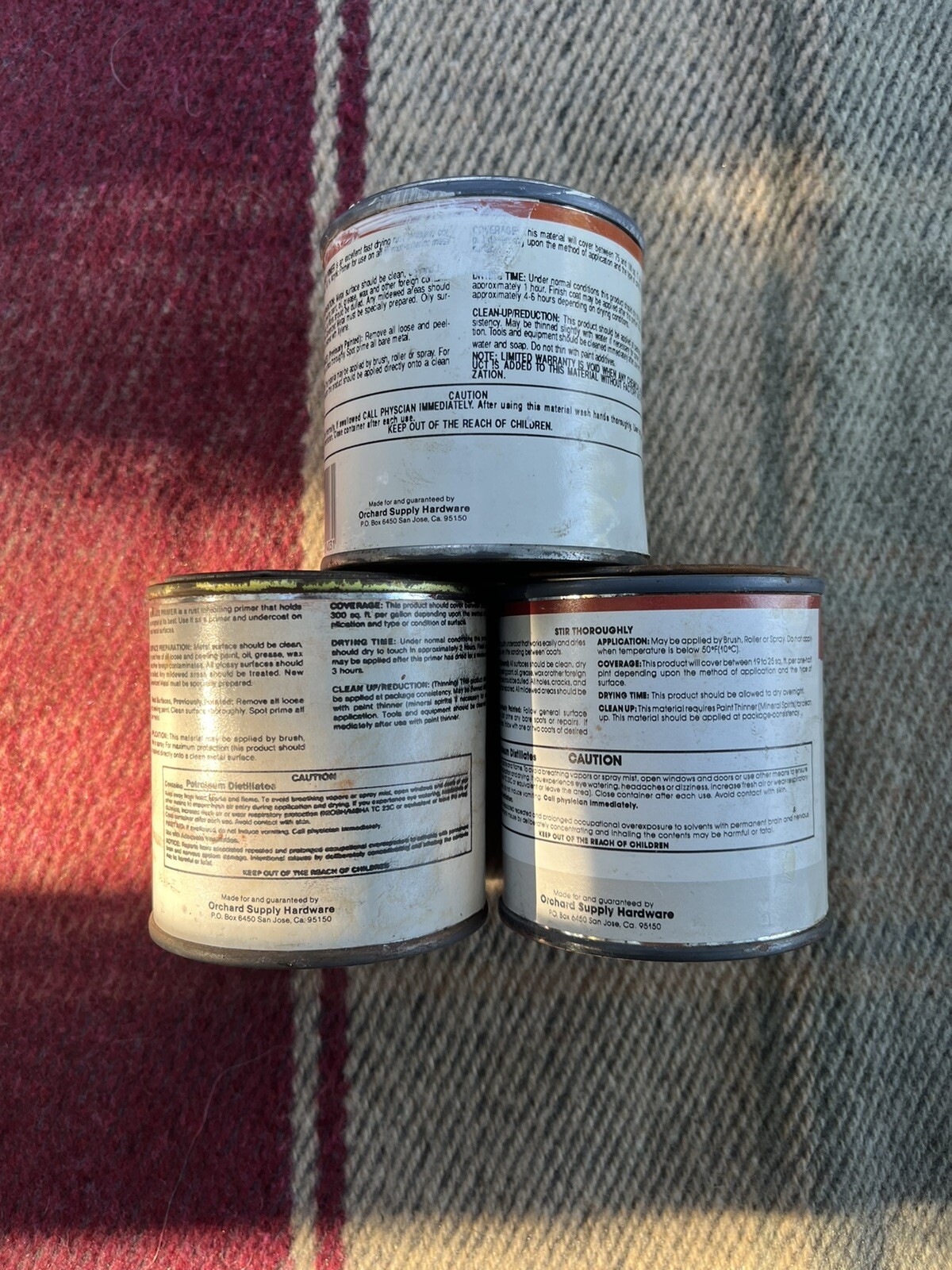 OSH. Orchard Supply Hardware Half-pint Paint.