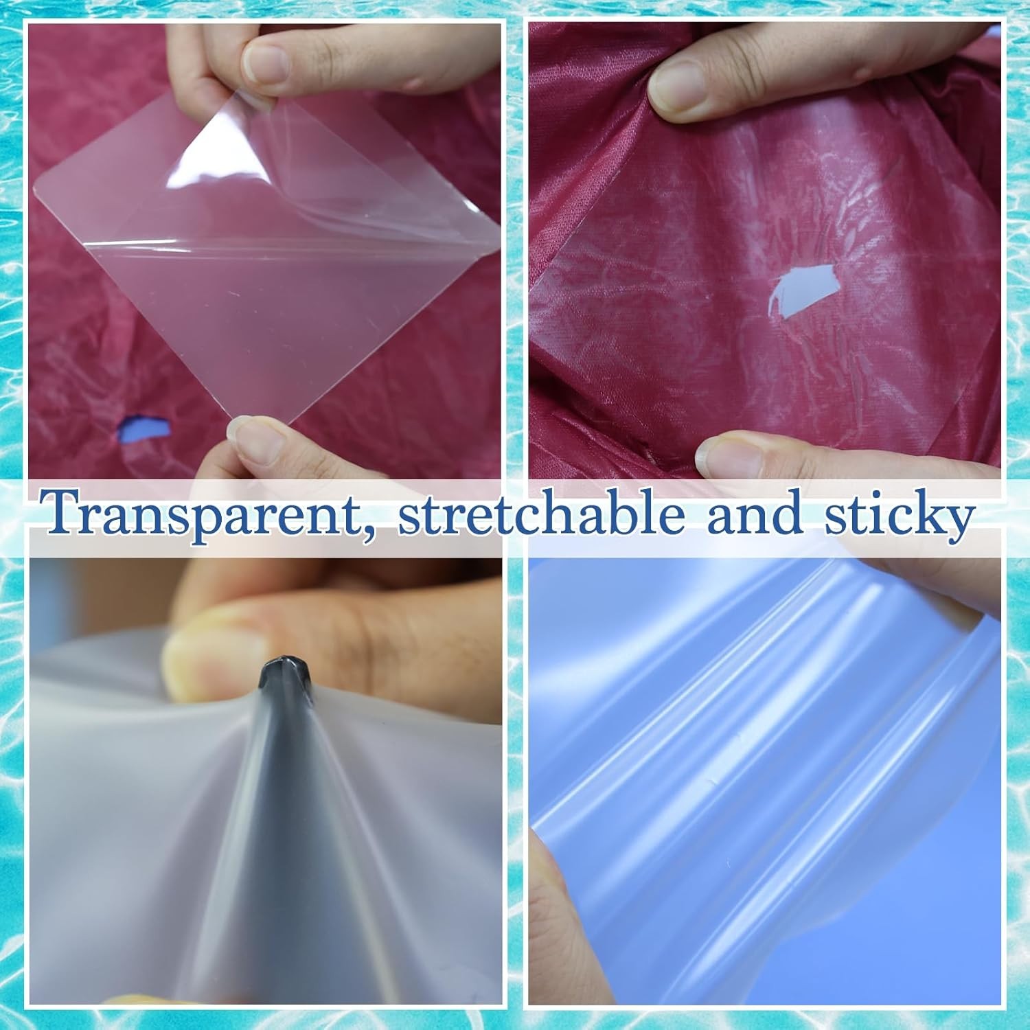 Inflatable Patch Repair Kit, Waterproof Air Mattress Kit,…