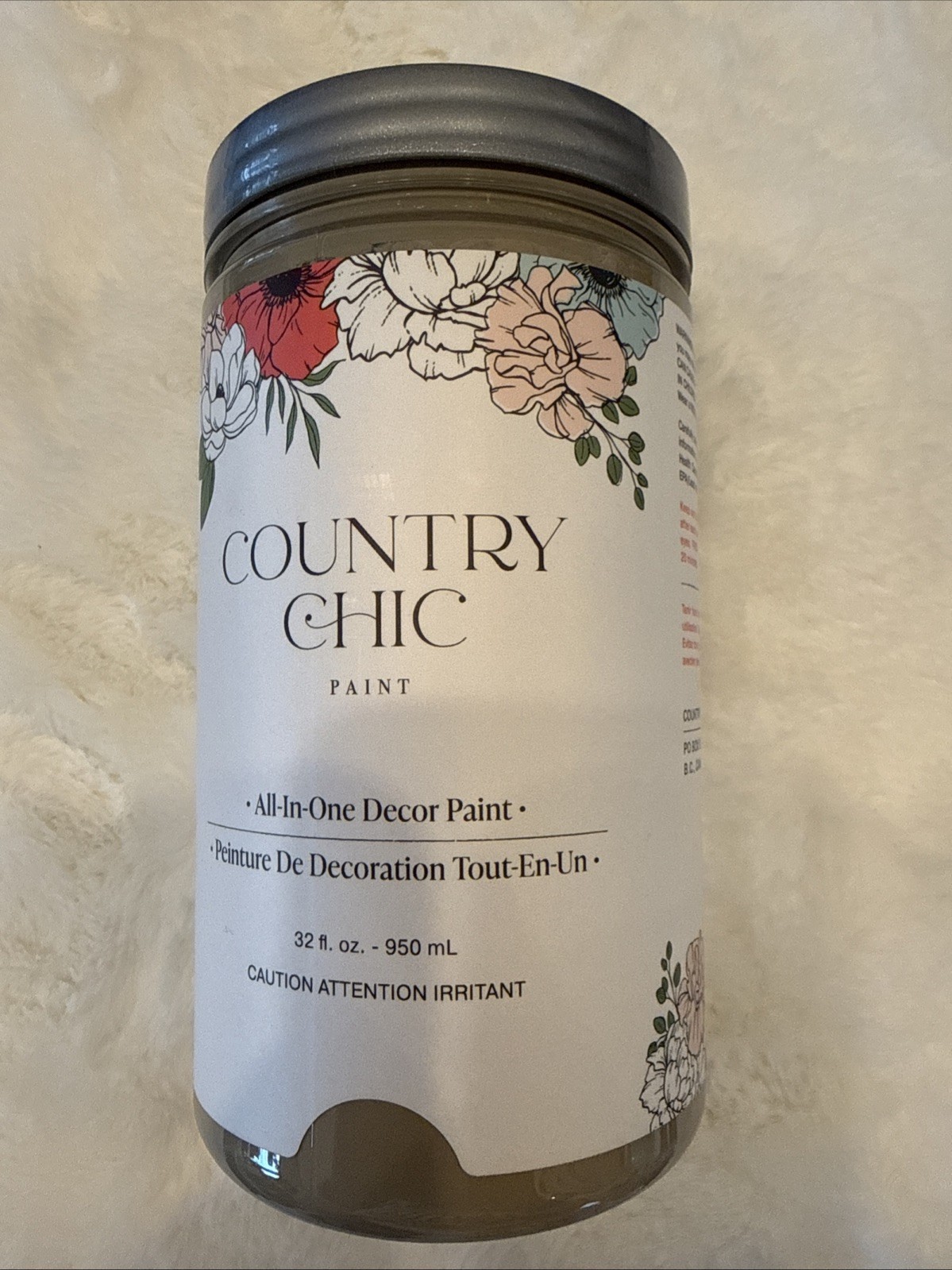 New Country Chic Chalk Style All In One Home Decor Paint 32 oz Color: Driftwood