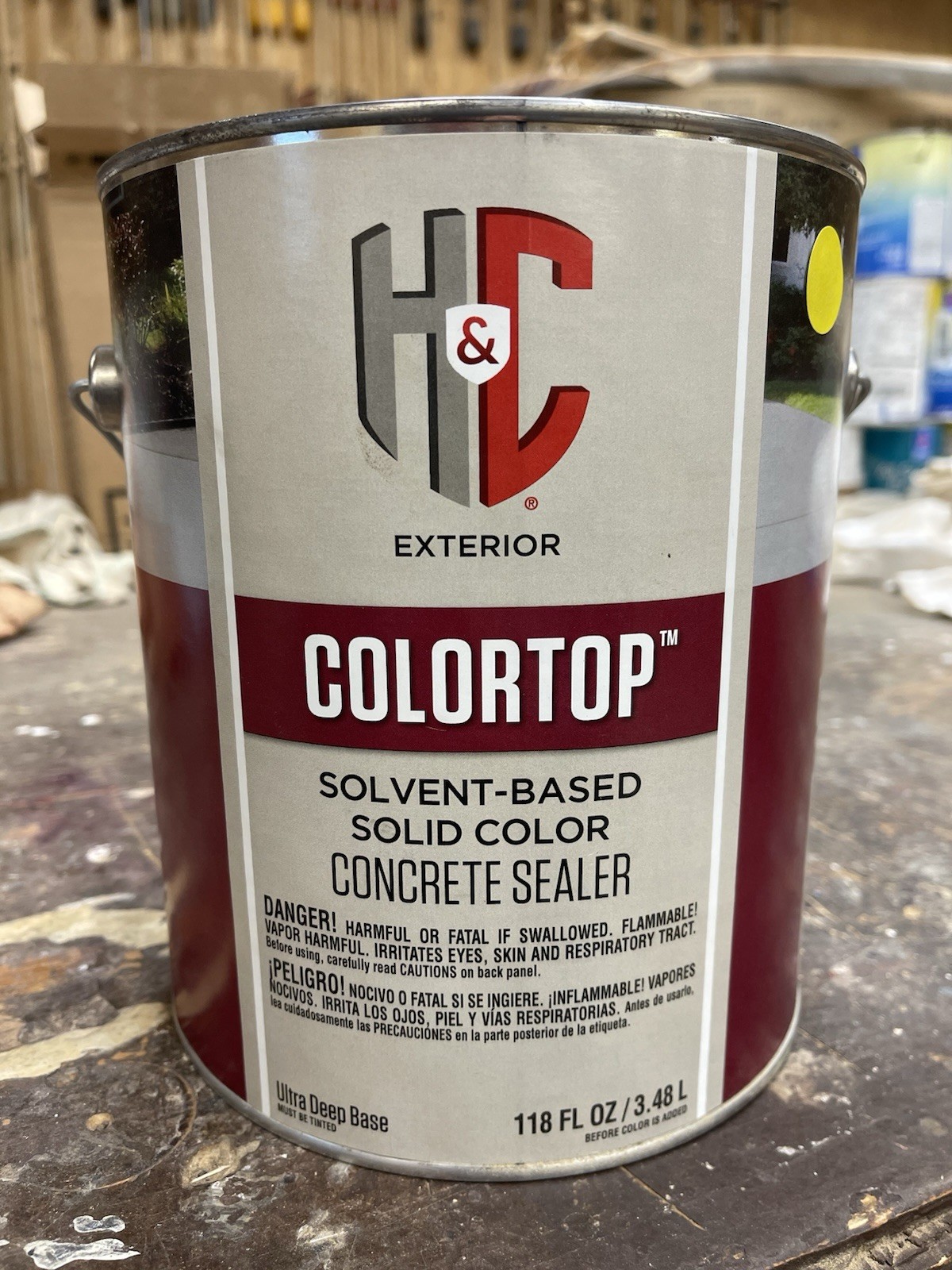 H&C Exterior ColorTop Concrete Sealer /Ultra-Deep Base / Solvent-Based/ Gallon
