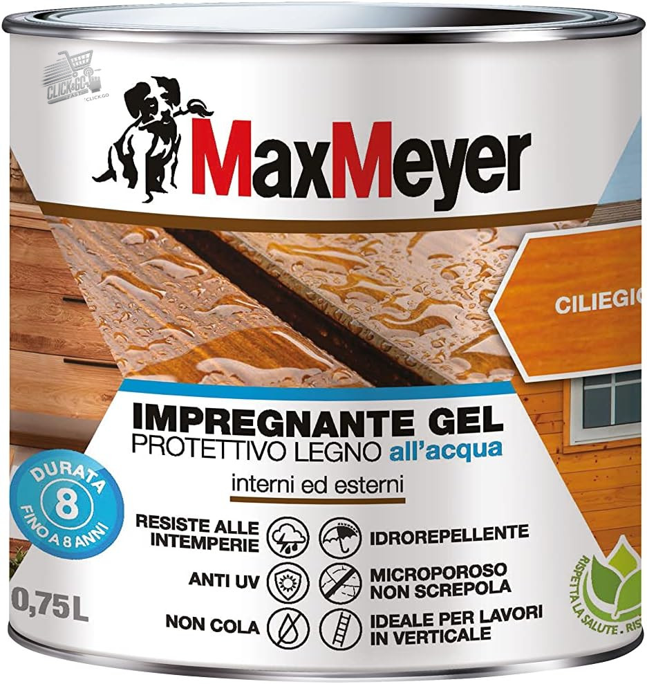 CHERRY WATER GEL IMPREGNATOR 0.75L WOOD EXTERIOR PROTECTIVE INTERIOR PAINT