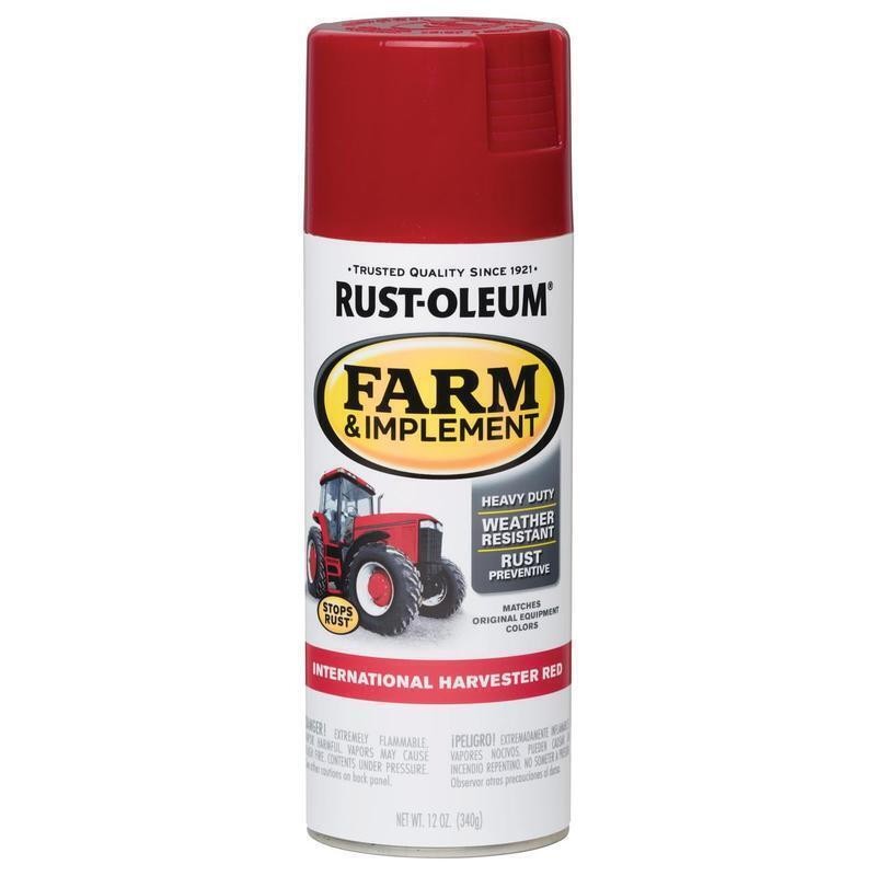 Gloss Spray Paint Farm Implement Rust Preventive Quick Drying Durable Enamel New