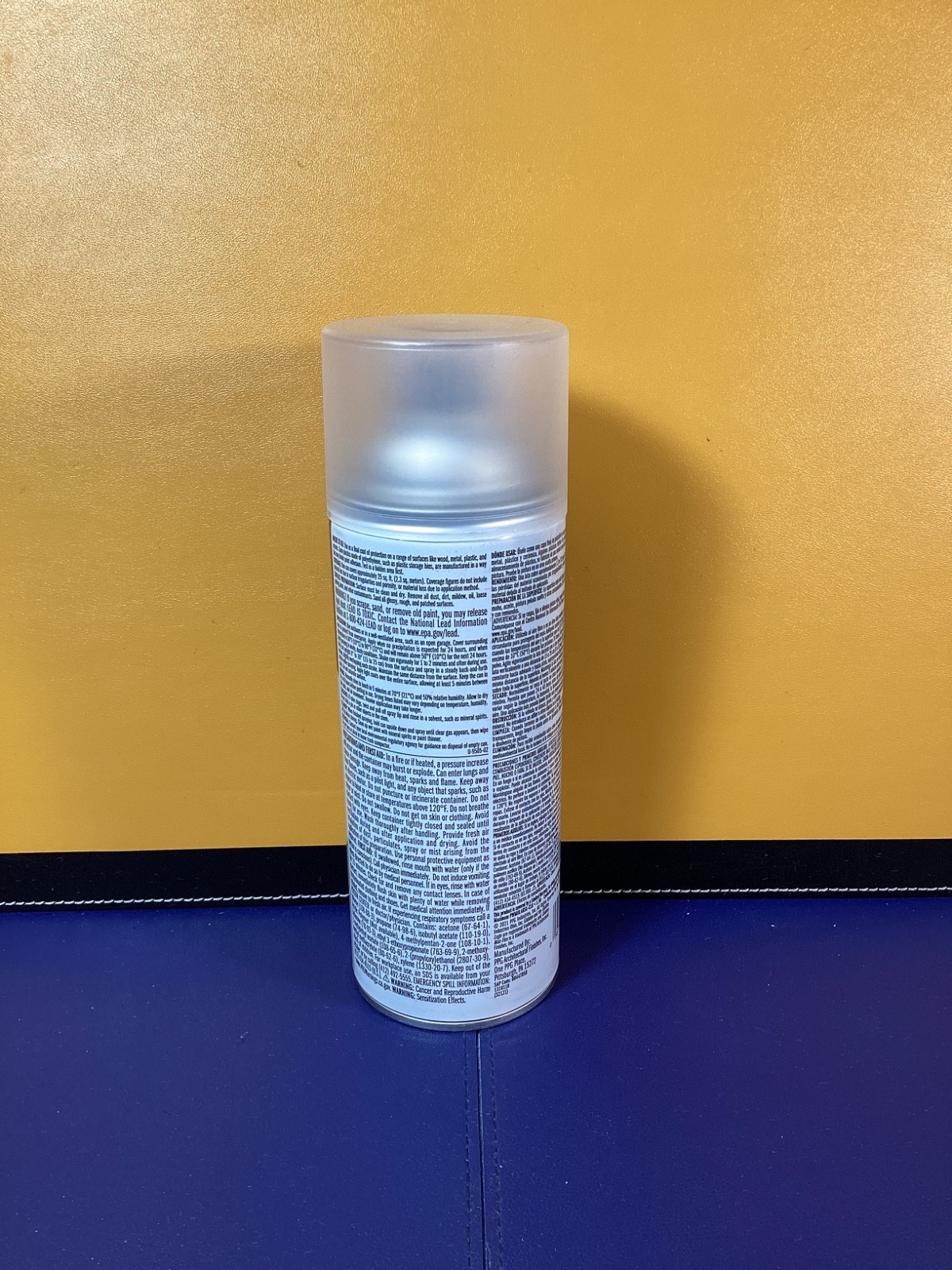 12 Oz. Matte Clear Interior/Exterior Topcoat Spray Paint Ultra Durable Finish