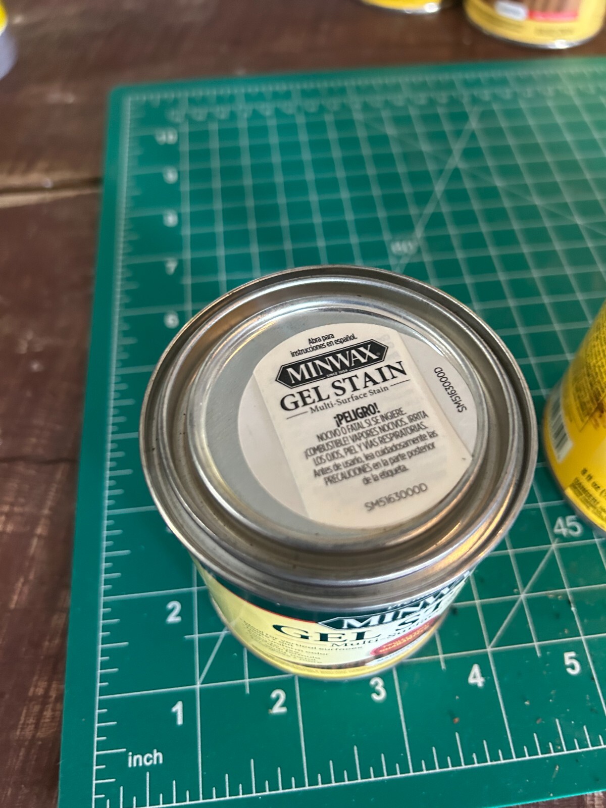 NOS 3-pack lot Minwax Chestnut Gel Stain Wood ½ Pint Oil based