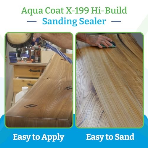 Aqua Coat X-119 Water-Based Sanding Sealer – Fast-Drying, High-Build Quart