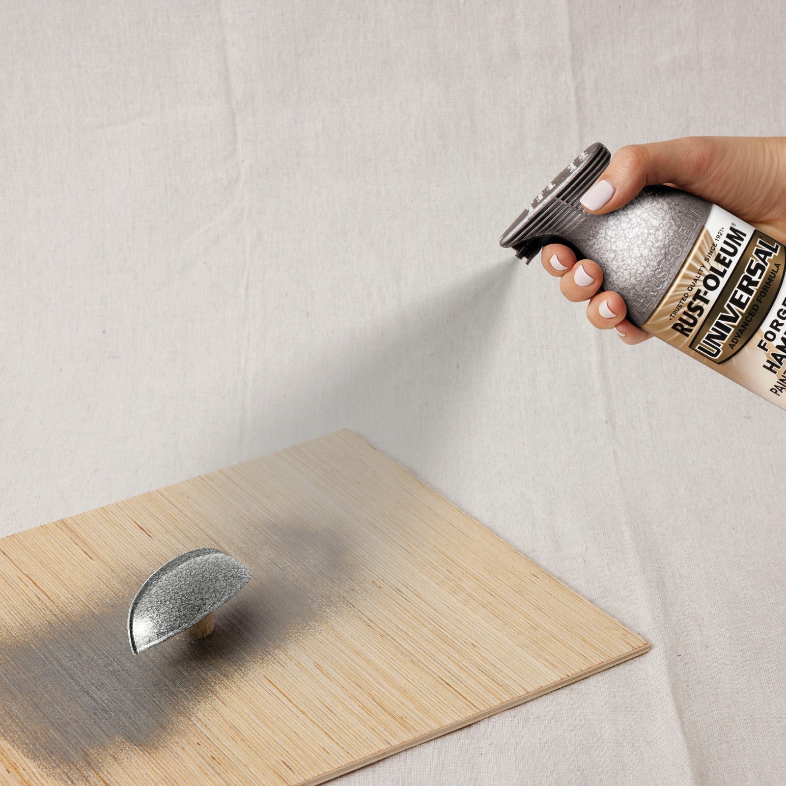 (3 Pack) Rust-Oleum Universal Hammered Paint & Primer Antique Pewter 271481 12oz