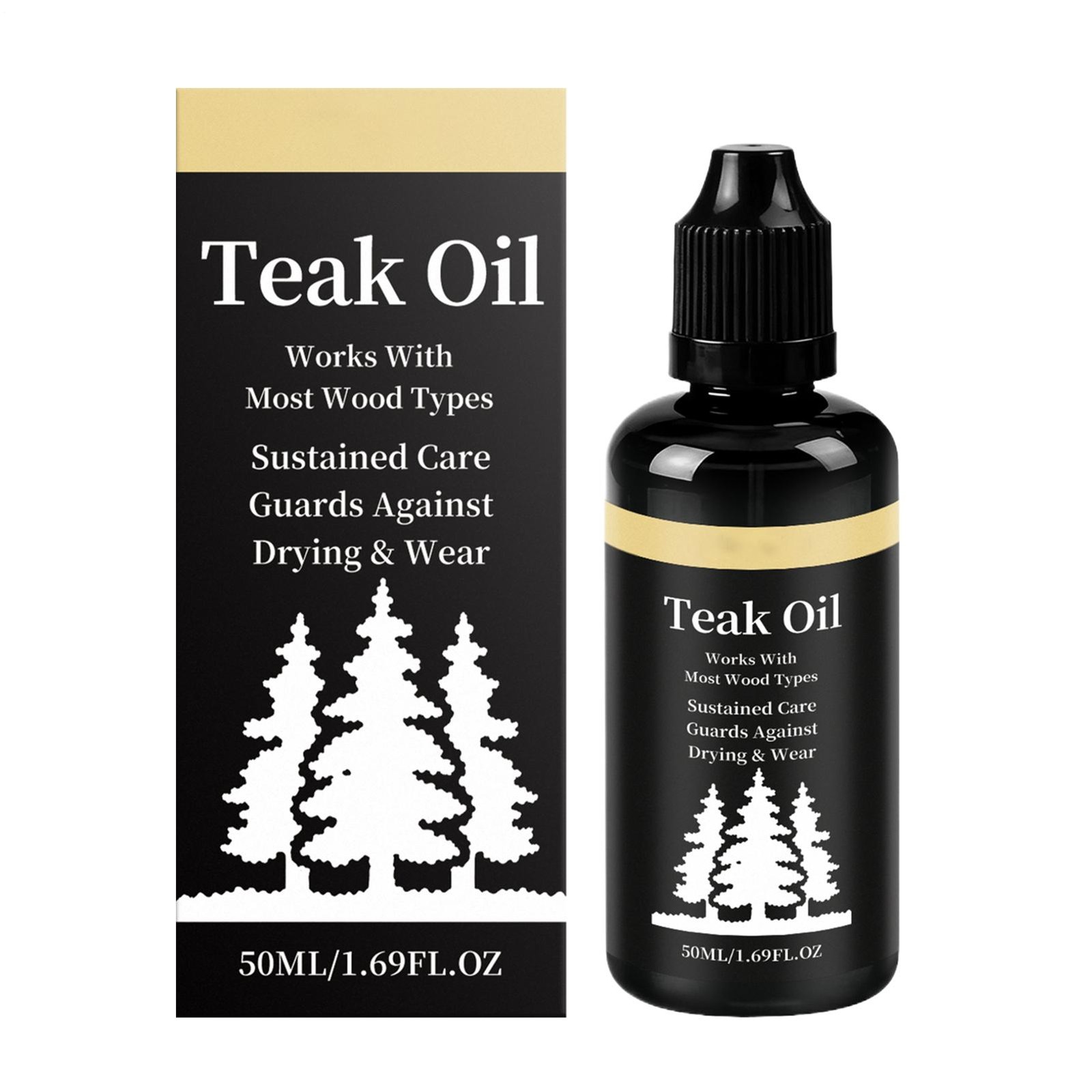 Teak Oil Wood Finish, 100ml Hardwood Conditioner Oil Maintenance 50ML