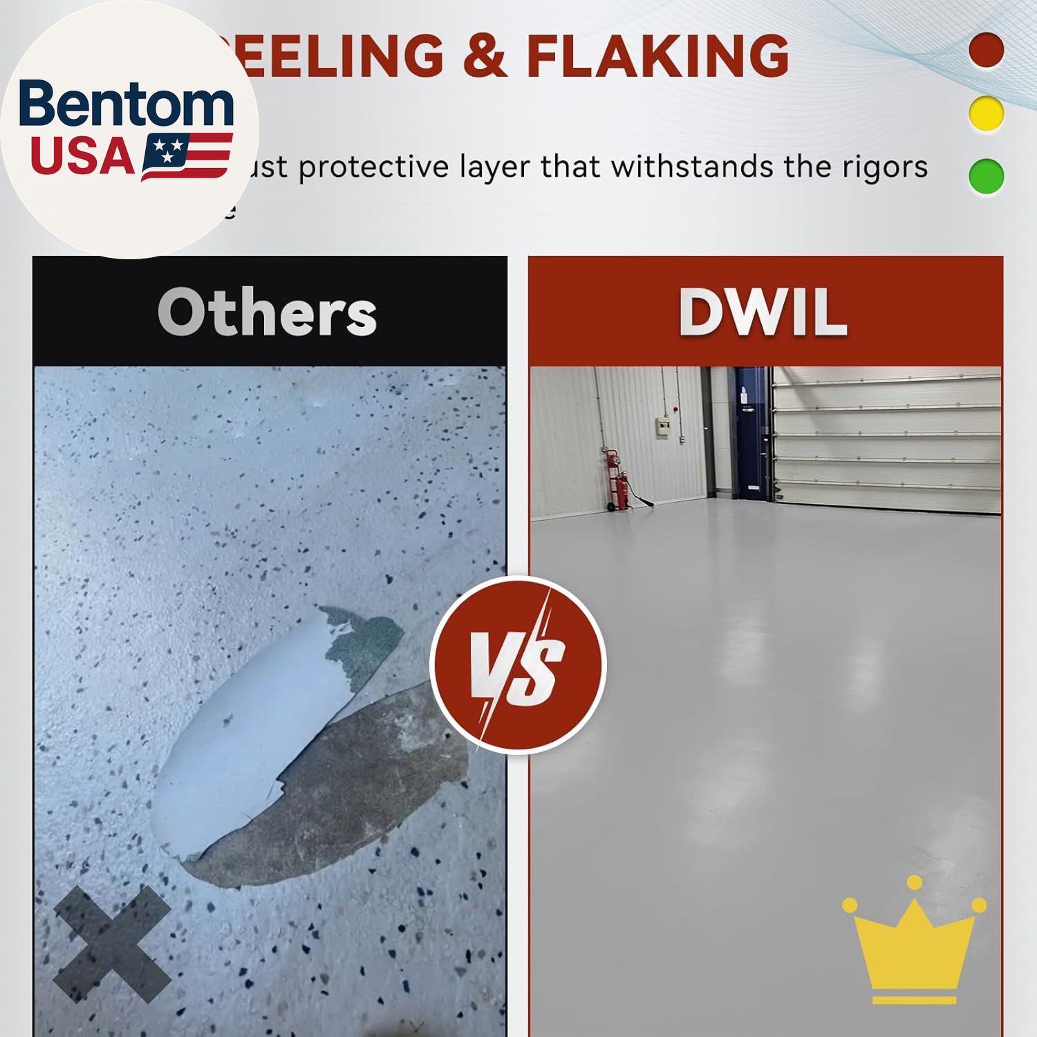 Garage Floor Epoxy Kit, Garage Floor Paint with Tools, Epoxy Coating for Concret