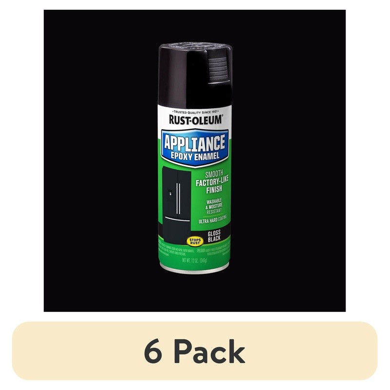 Specialty Appliance Epoxy Spray Paint Indoor Metal Durable Washable Finish 12 oz