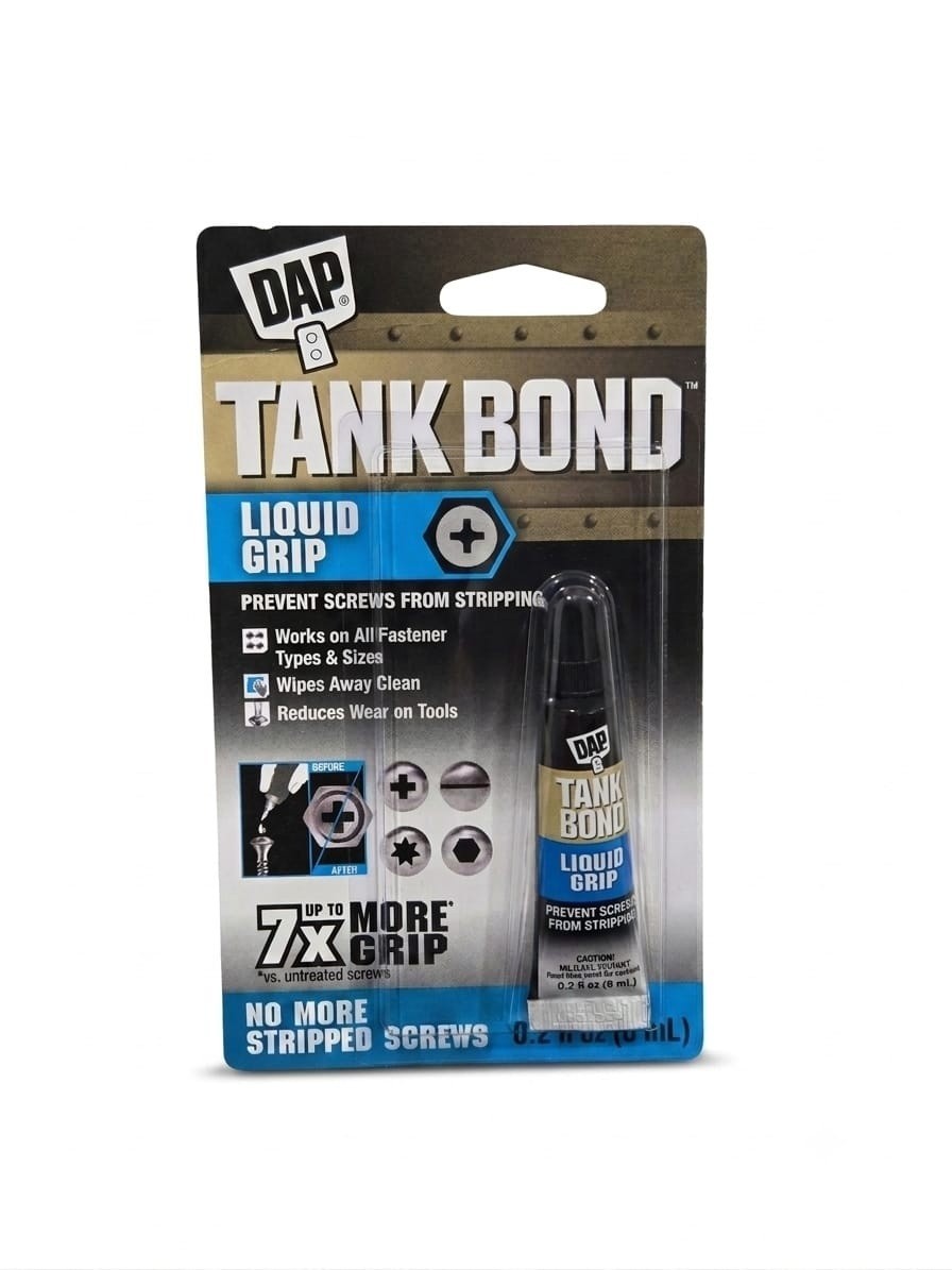 DAP Tank Bond Clear Liquid Grip 0.2 Oz. Multi-Purpose Adhesive 7X More Stripped