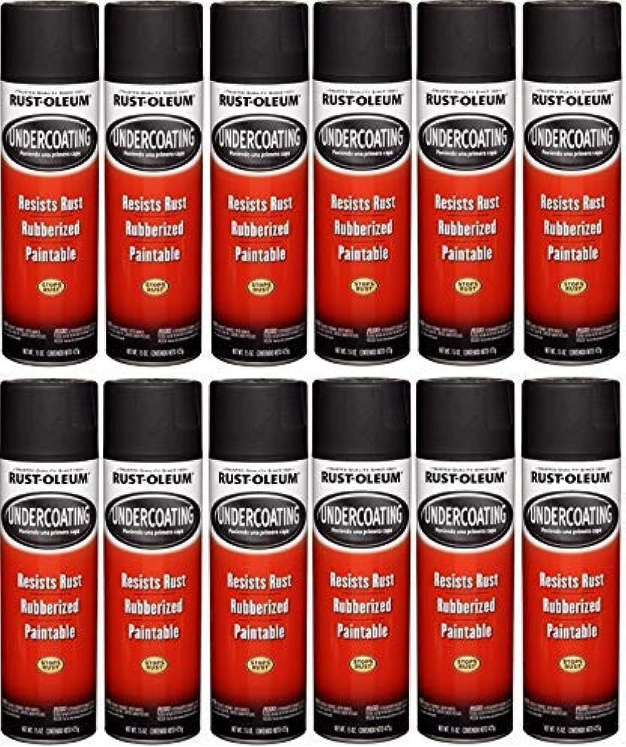 Rust-Oleum Black Undercoating 15 Oz. (12 Pack)