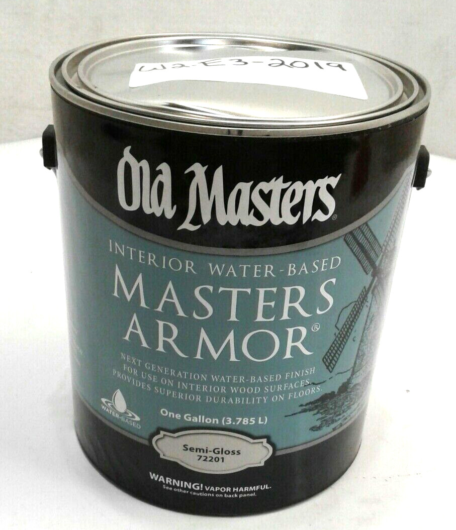 Old Masters Semi-Gloss 72201 Clear Water-Based F/Interior Wood Surfaces 1 Gallon
