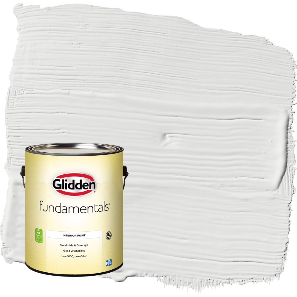 Semi-Gloss Interior Paint 1 Gallon White for Walls and Ceilings