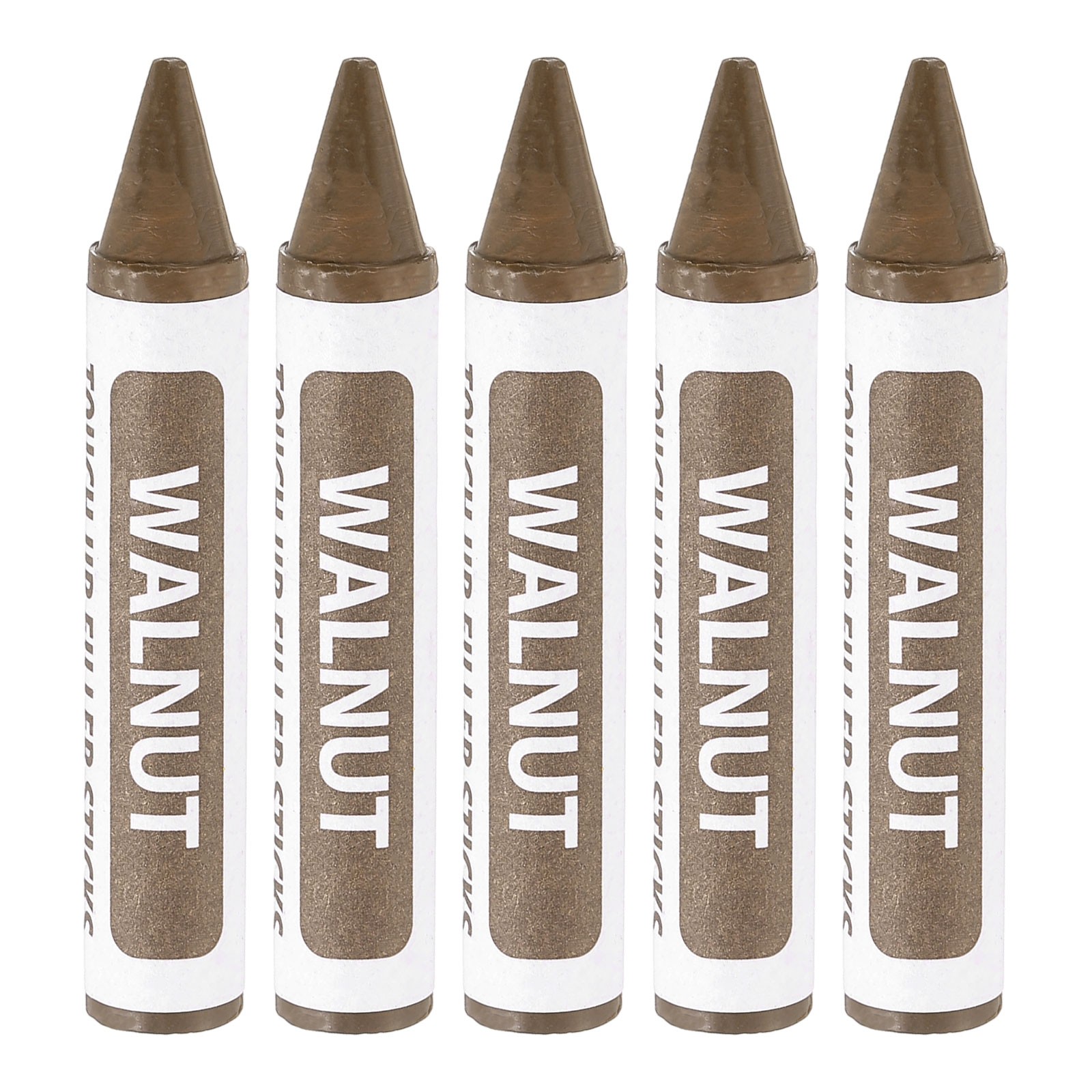 5Pcs Furniture Repair Markers Wood Walnut Stick Filler
