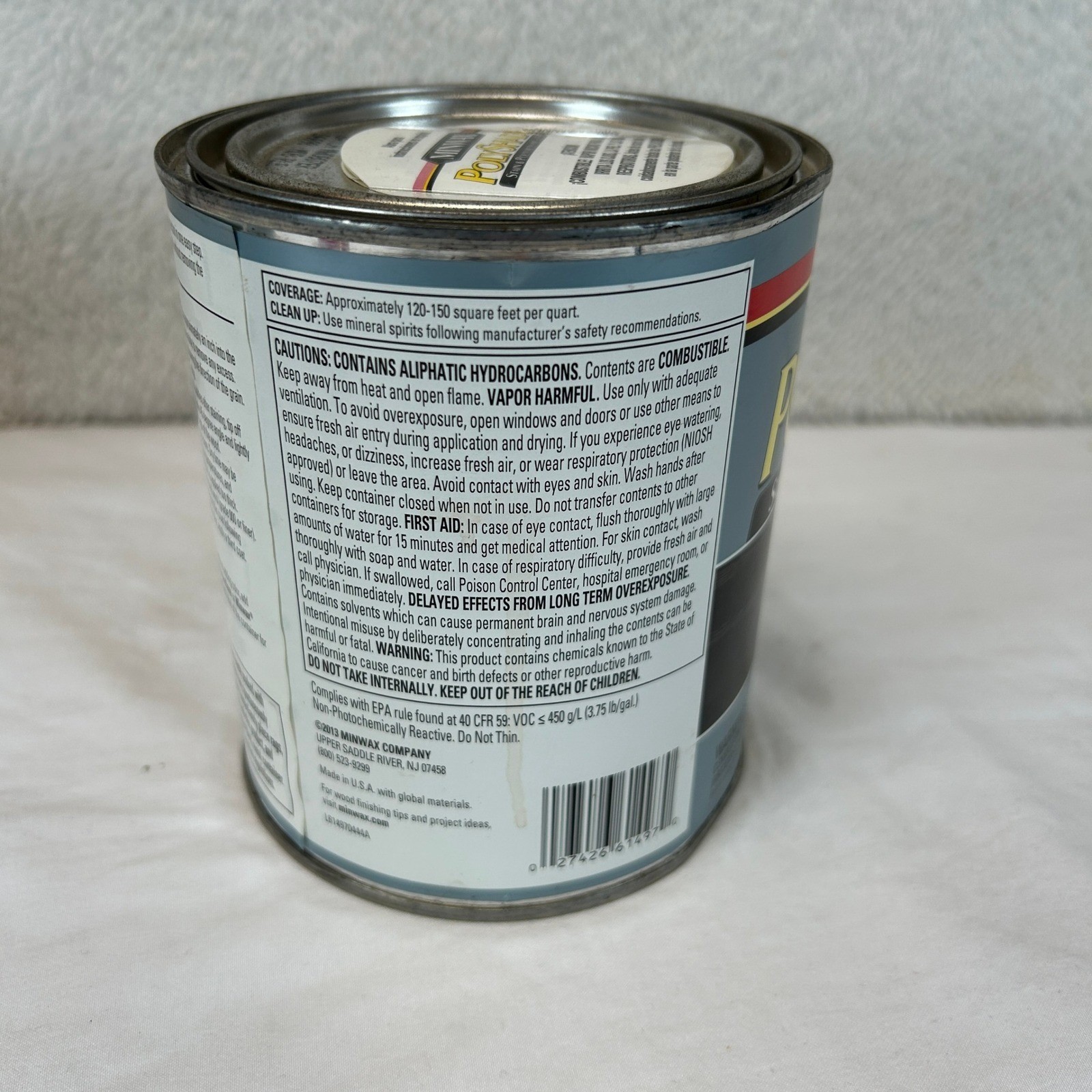 Minwax PolyShades Espresso Gloss Stain & Polyurethane 1 Step 32oz 2 Cans 1 Quart