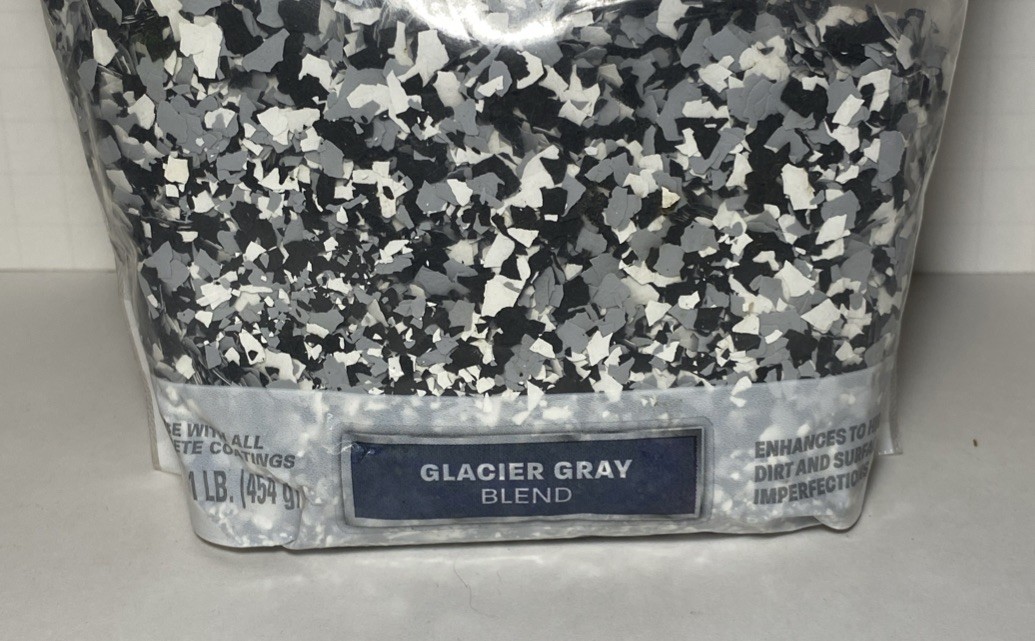 Rust-Oleum Glacier Gray Decorative Color Chips 1 lb. Bag