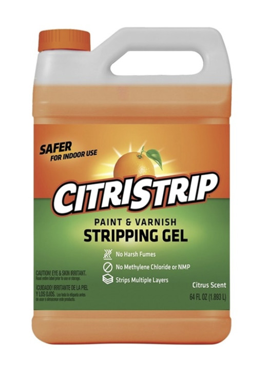 Citristrip Safer Paint/Varnish STRIPPING GEL Citrus Remove Epoxy, 64 Fl. Oz.