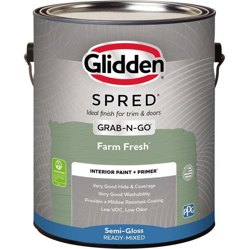 Interior Paint Primer Low Odor Washable Multi-Surface Latex Low VOC 400 sq ft US