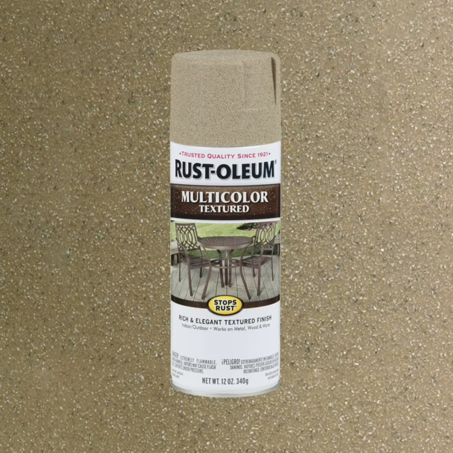 Rust-Oleum 223524 Desert Bisque Textured Spray Paint 12oz 3 Pack