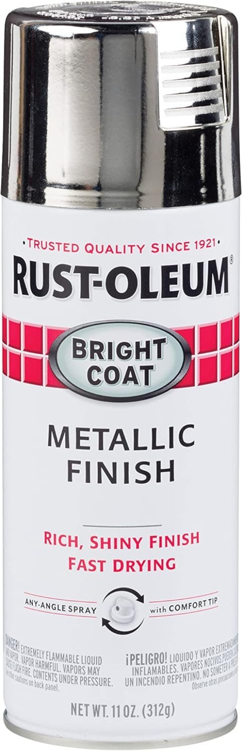 Rust-Oleum 7718830 Stops Rust Bright Coat Metallic Spray Paint, 11 Ounce (Pack o
