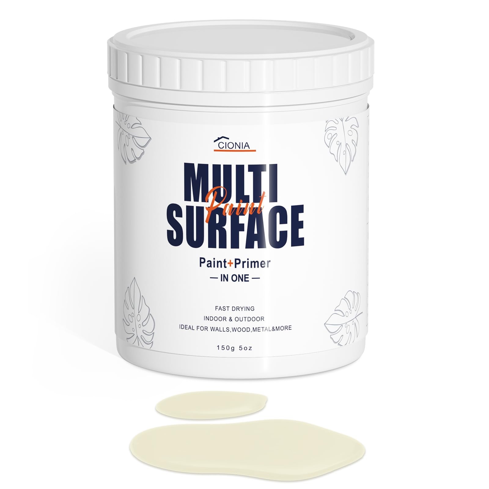 Allinone Paint 5 Oz Furniture And Cabinet Paint For Interior/exterior No Sanding