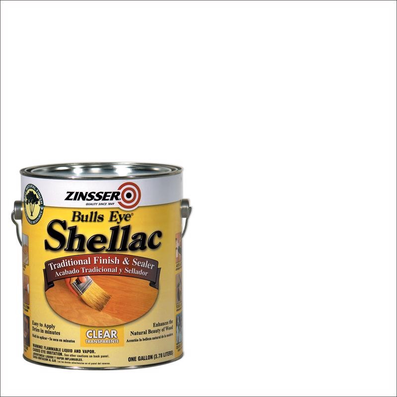 Rust-Oleum 0301 Zinsser Bulls Eye Clear Shellac Finish and Sealer 1 gal (2-pack)