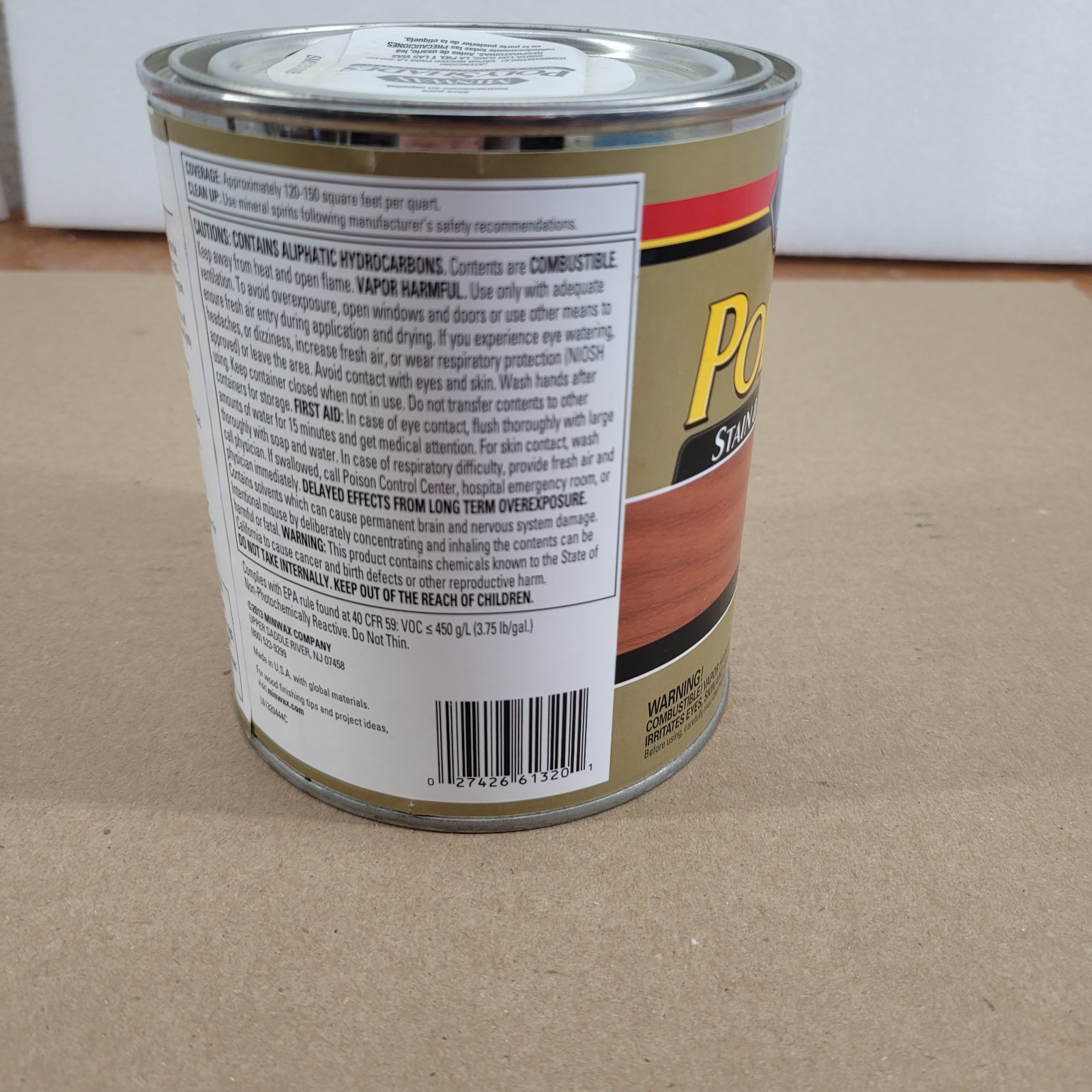 Minwax Polyshades Stain Polyurethane Quart PECAN Satin 32 oz new