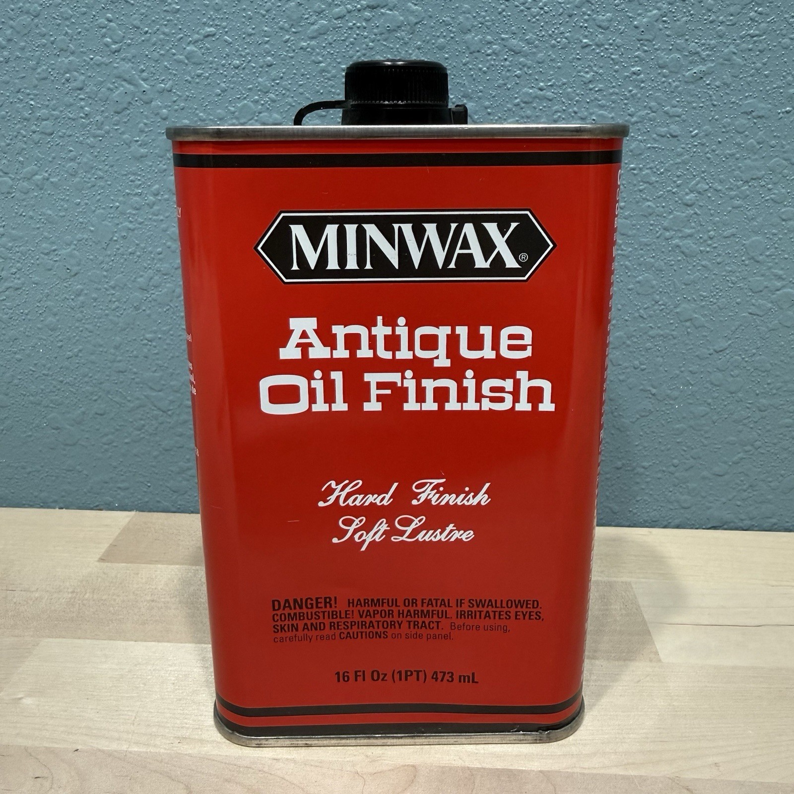 Minwax Antique Oil Finish Hard Finish Soft Lustre Wood 16 oz Discontinued NEW