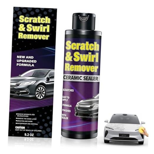 Upgraded Car Scratch Remover Kit, Scratch Remover Wax for Vehicles, Universal