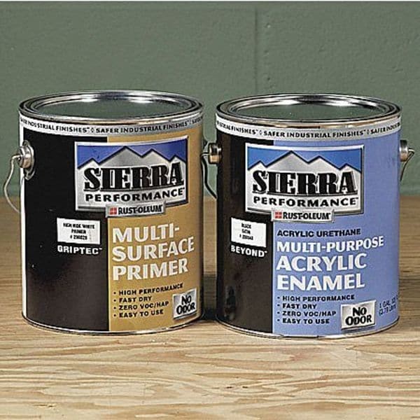 Rust-Oleum 210495 Interior/Exterior Paint, Glossy, Water Base, Safety Yellow, 1