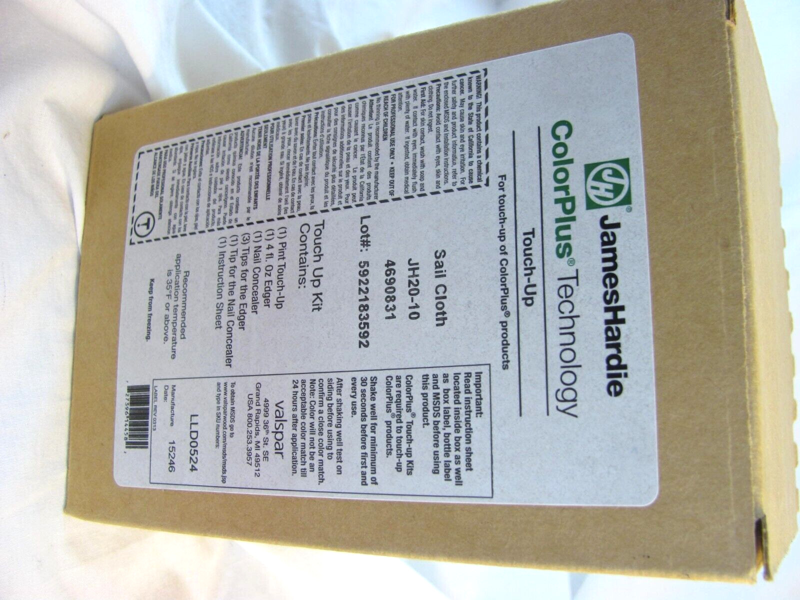 James Hardie ColorPlus Technology Touch-Up kit. AUTUMN TAN JH20-20~ NEW