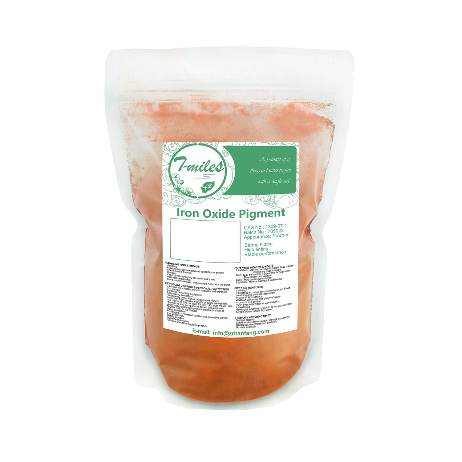 Orange Iron Oxide 500g Orange Iron Oxide Mineral Pigmentpigments For Artistic An
