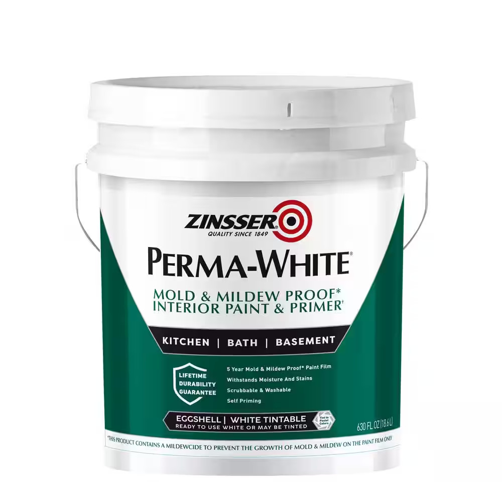 Perma-White 5 Gal. Mold & Mildew-Proof Eggshell Interior Paint