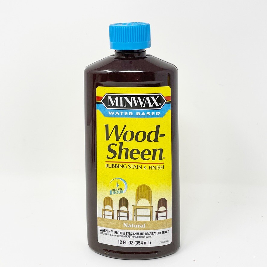 Minwax Wood-Sheen Rubbing Stain & Finish Natural Water Based Discontinued NEW