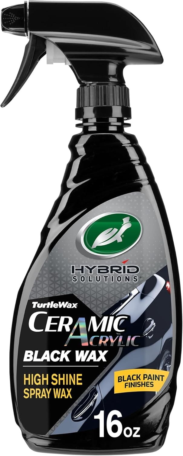 Hybrid Solutions Ceramic Acrylic Black Car Wax Spray, Restores Apperance of Blac