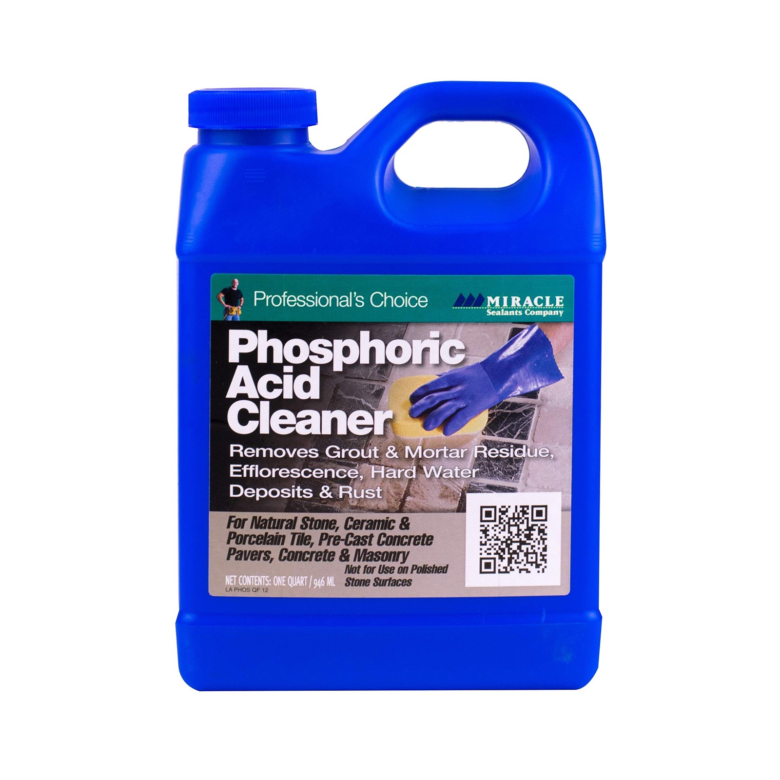 Miracle Sealants Phosphoric Acidic Cleaner for Tile, Stone, Quart, Clear