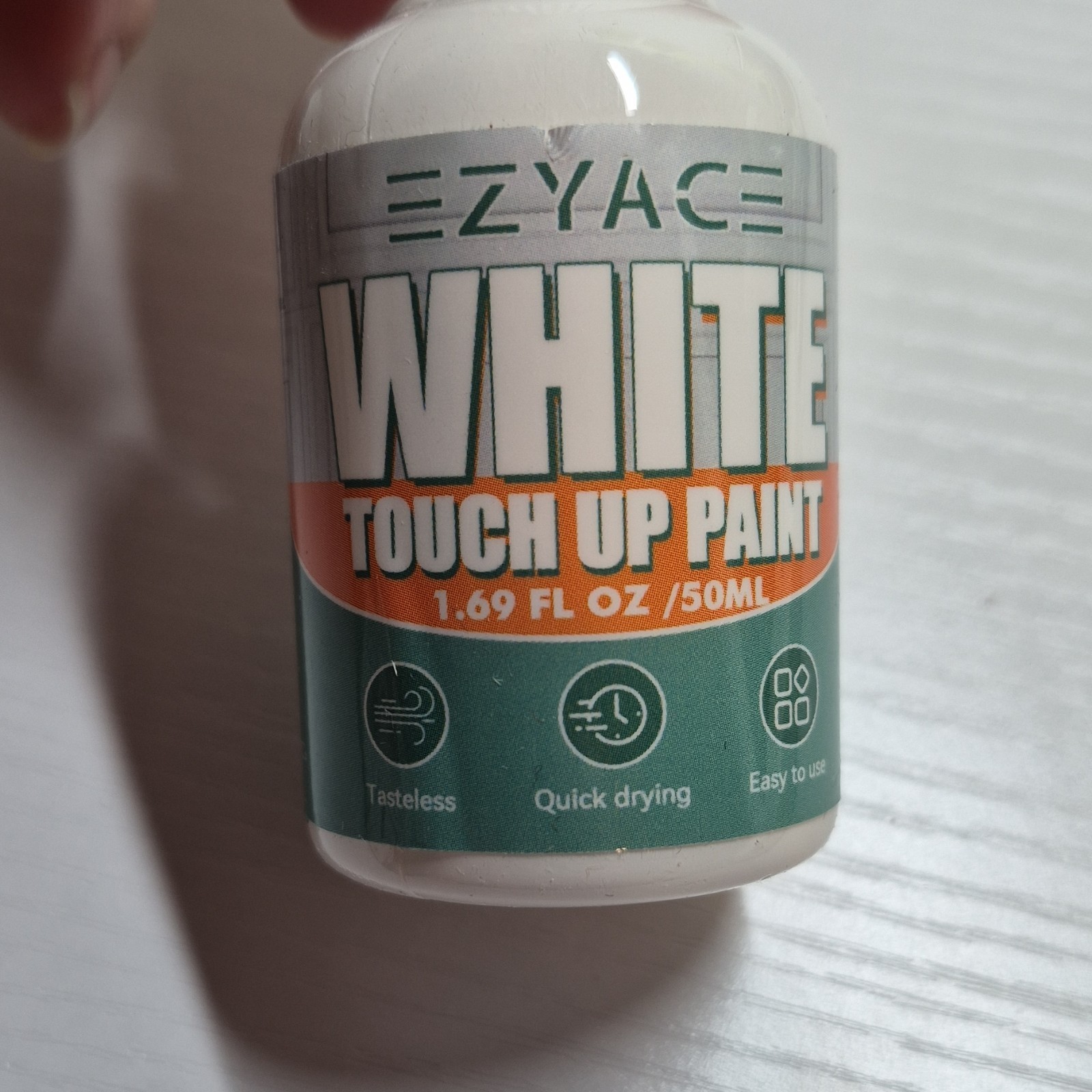 EzyAce White Touch Up Paint 1.69 fl oz (50ml) Quick Drying