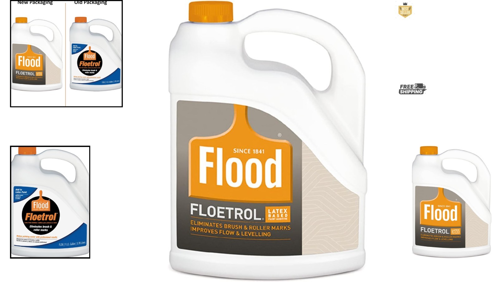 Professional Quality PPG Floetrol Additive 128 Oz – Ideal for Interior/Exterior