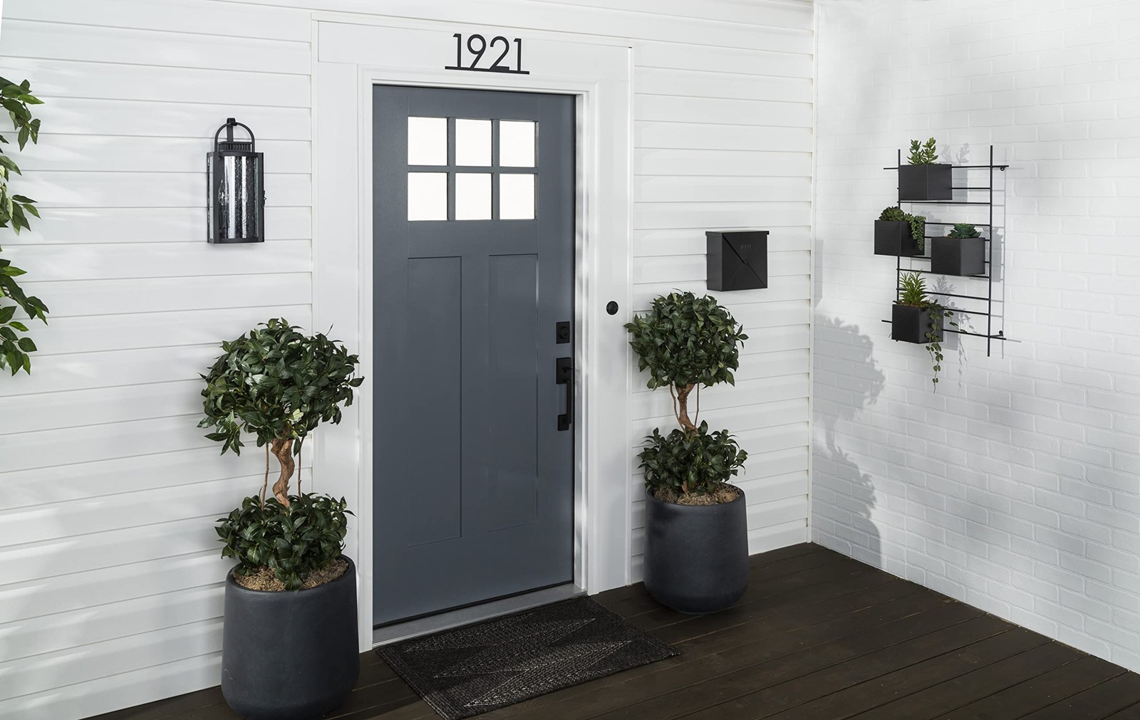 Rust Oleum Satin Alpine Gray Door And Trim Paint 32 Fl Oz Water Based Fast Dr…