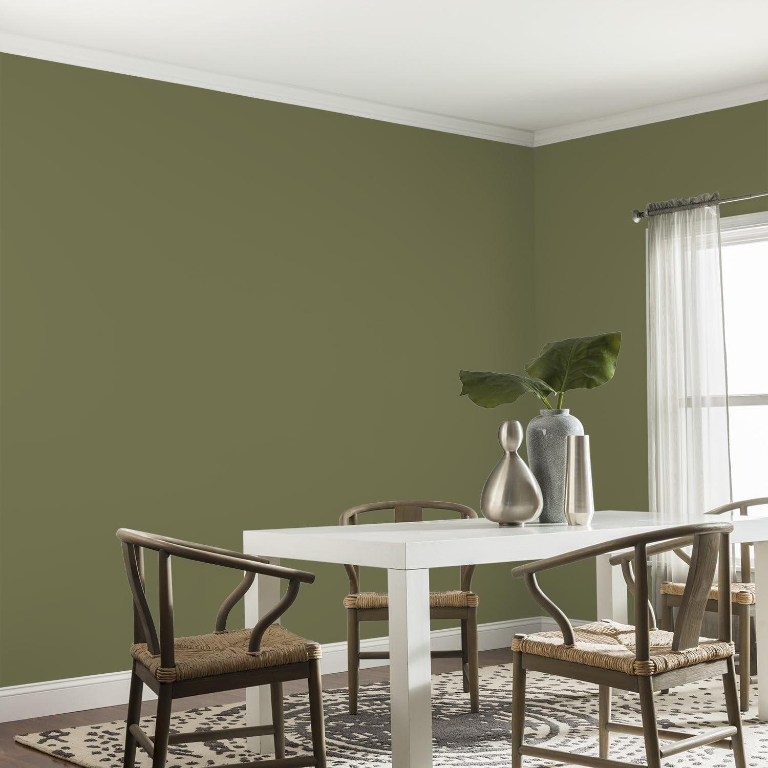 Glidden Total Interior Wall Paint Premiumr All-In-One Gratefully Grass/Green