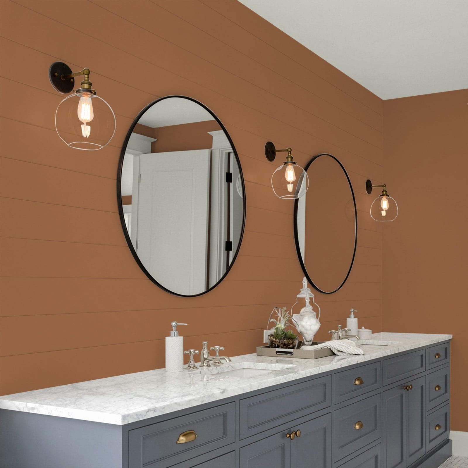 Kitchen Bath & Laundry Cinnamon Stick / Brown Eggshell Interior Paint W/ Primer