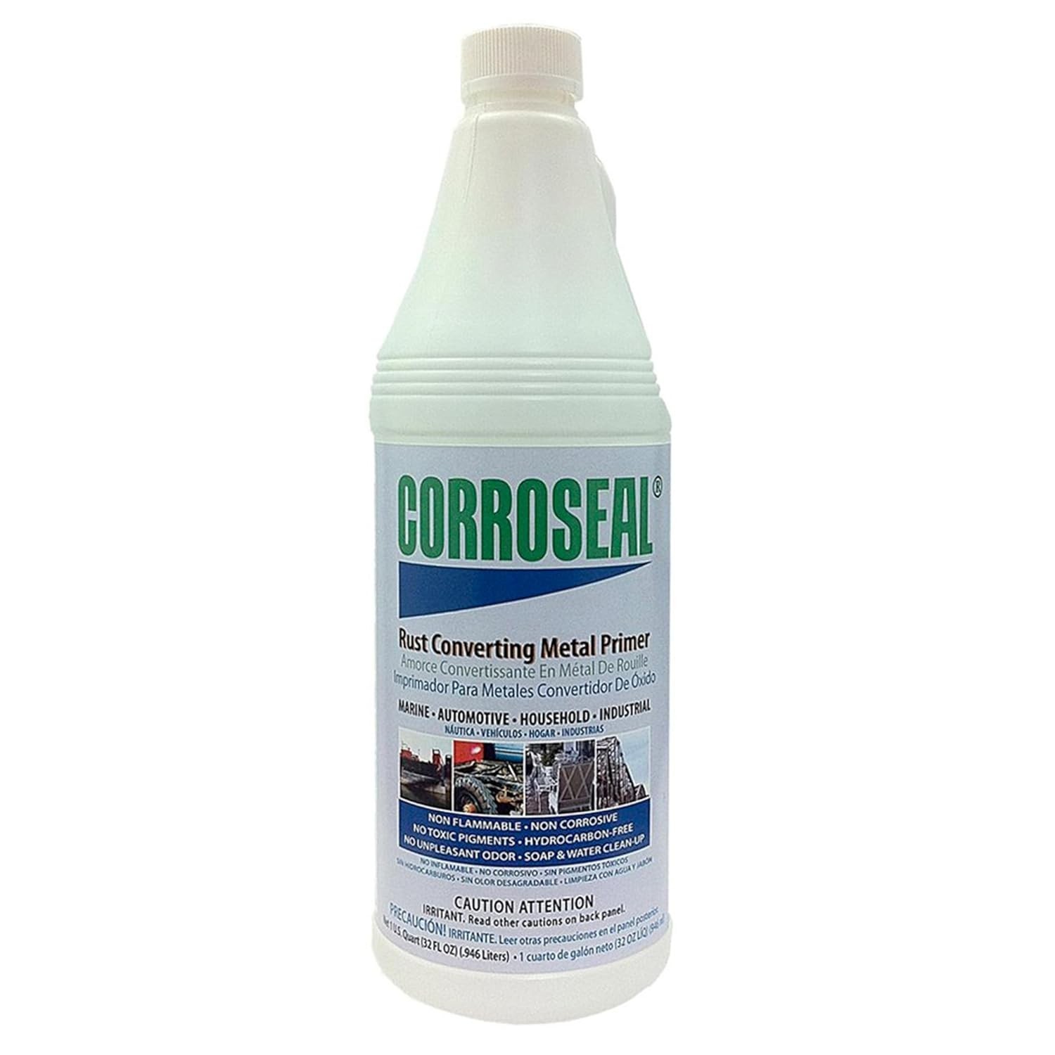 Water-Based Rust Converter Metal Primer, Rust Converter – 1 Qt